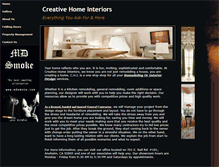 Tablet Screenshot of creativehomeinteriors.net